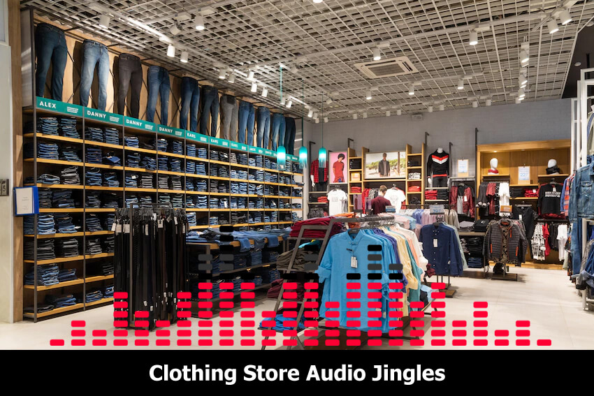 professional clothing store jingle company